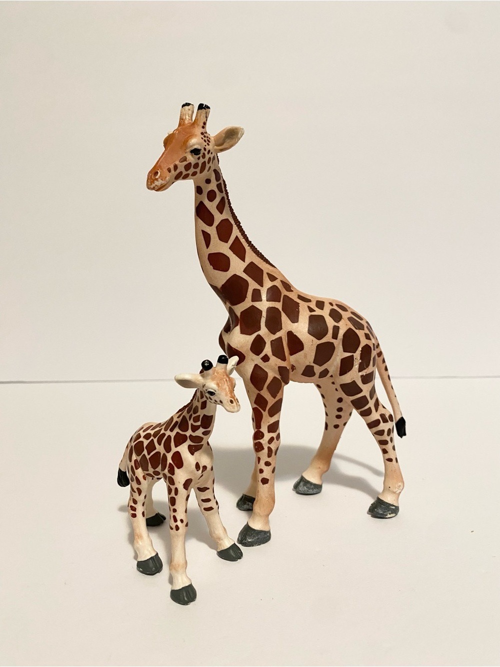 Safari Ltd Giraffe Figure Lot Realistic Jungle Zoo Toy Bundle Mom Baby Vintage